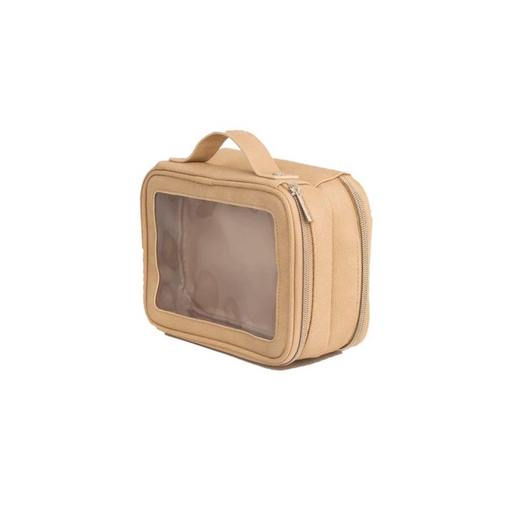 NWT Beis On the Go Essential Cosmetic Case in Beige - Picture 6 of 8